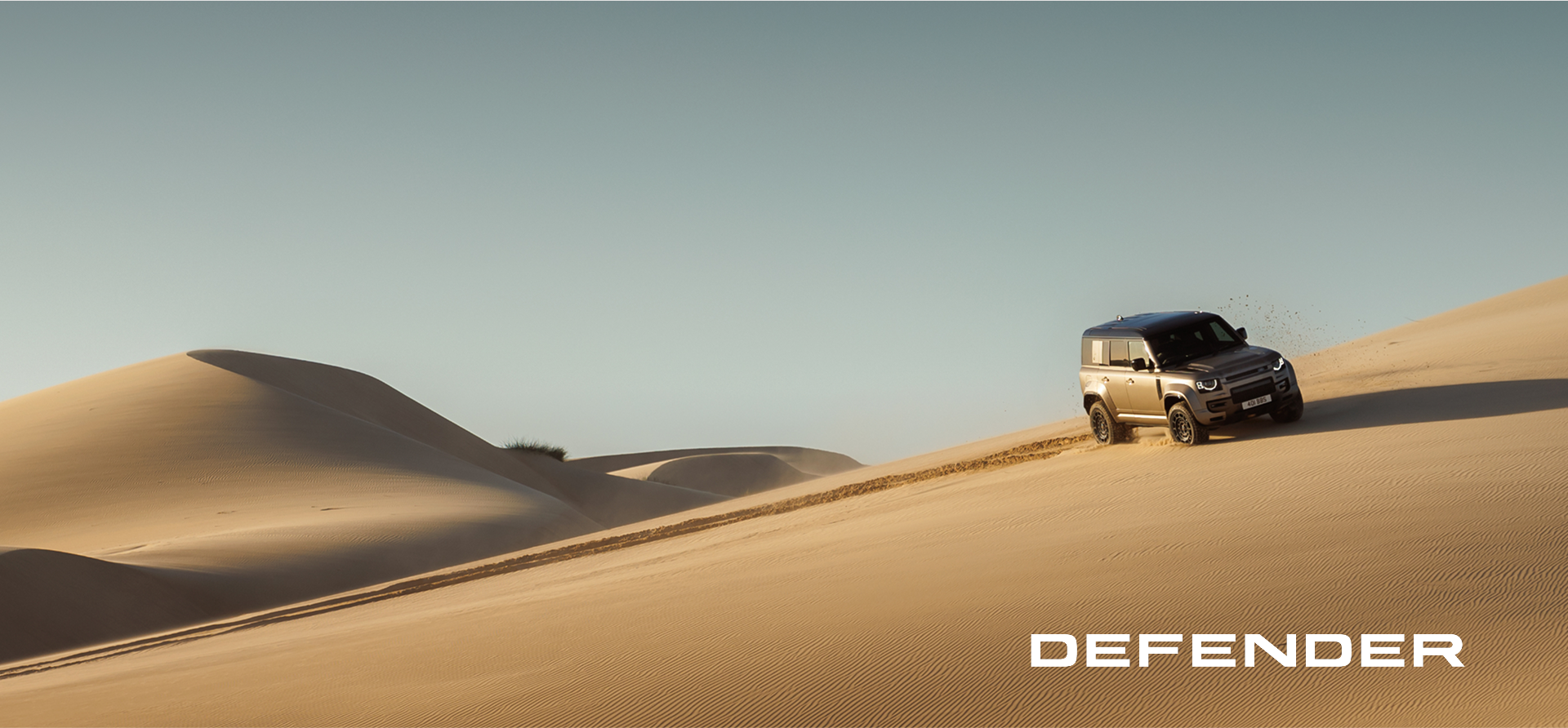 Defender v dunách
